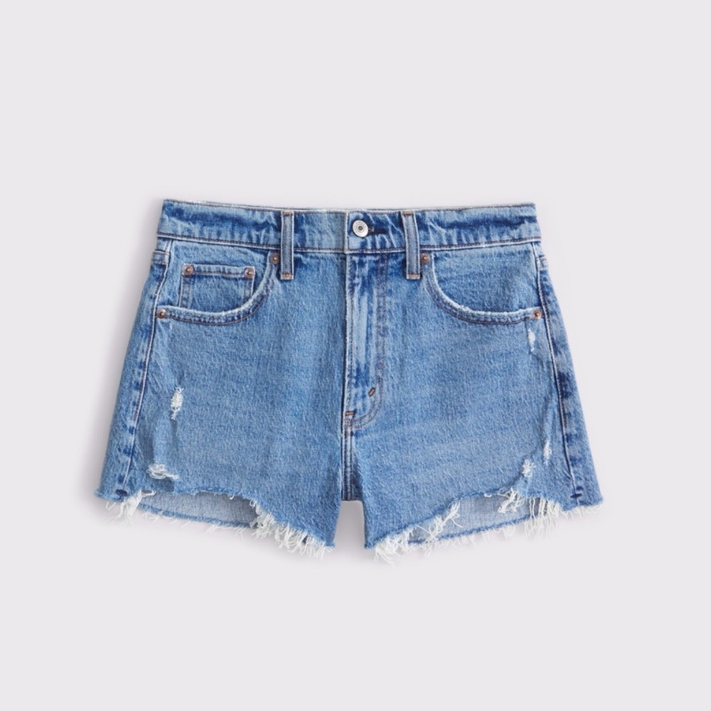 Abercrombie & Fitch Mom Short High Rise